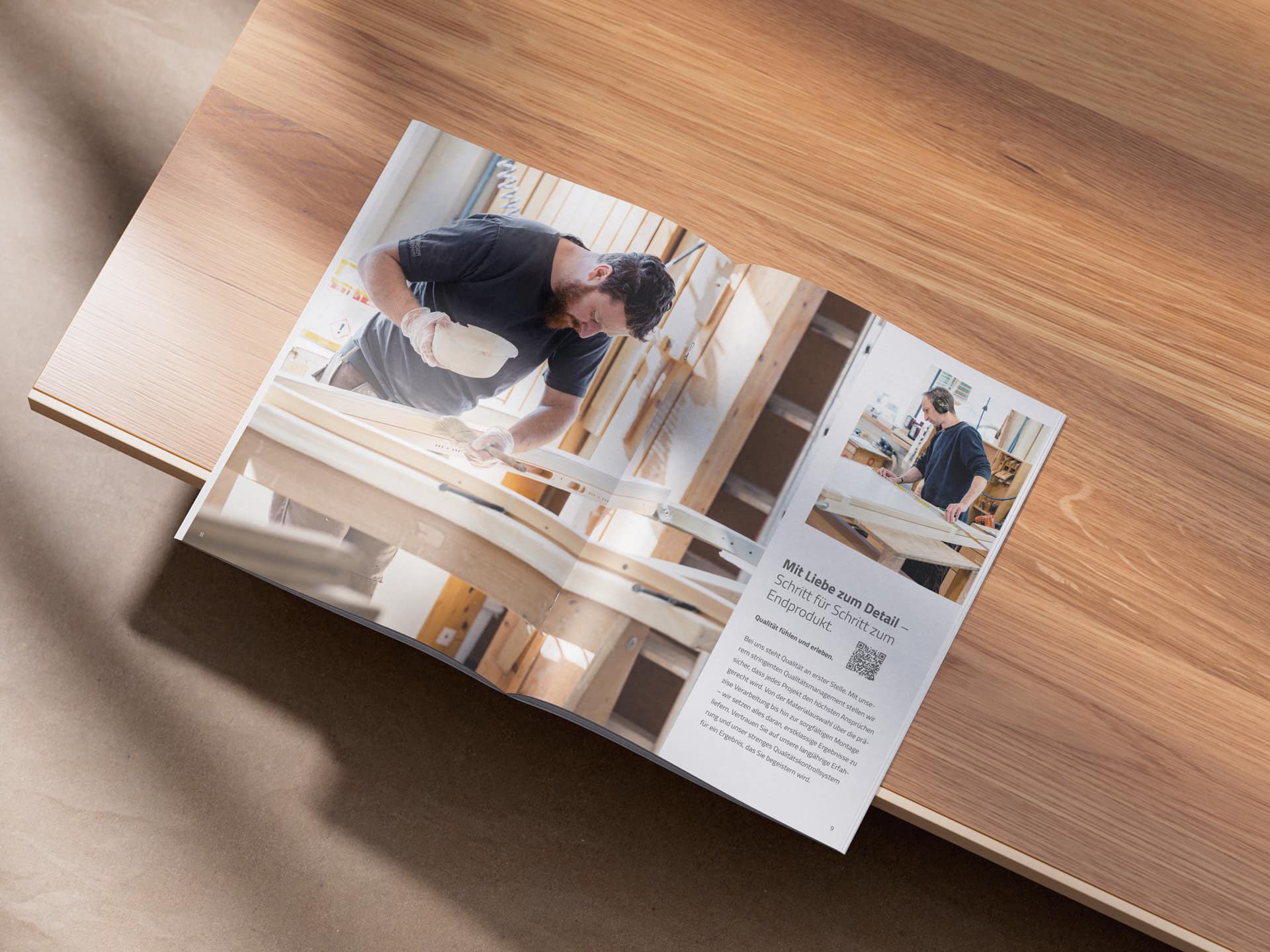 Boneberger broschuere orffen für Broschürendesign