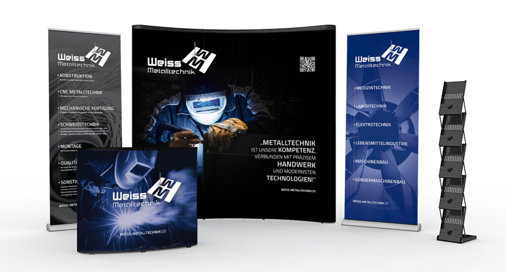 Weiss metalltechnik messeausstattung für Messeauftritt