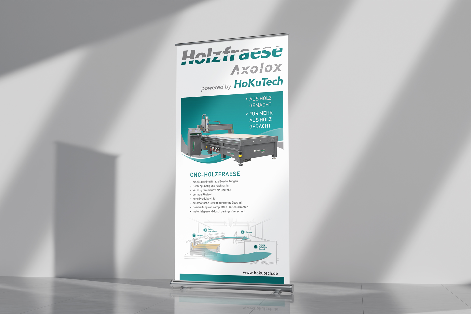 Hokutech rollup front für Roll-Up